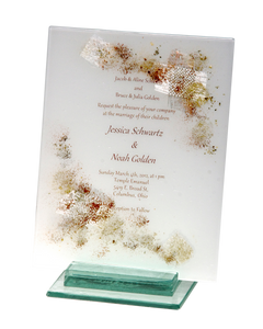 Custom Wedding Invitation Plaque - Collage