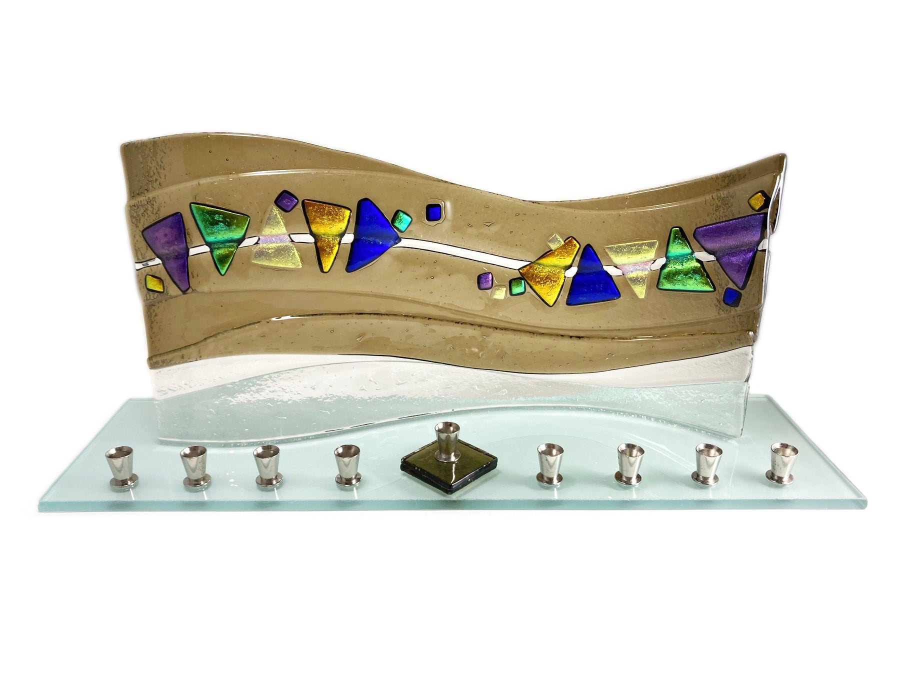 Hannukah Menorah Quasar Bronze