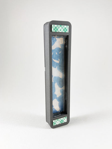 Tree of Life Mezuzah Olive Green  - CLEARANCE