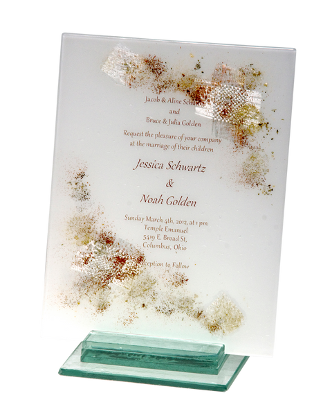 Custom Wedding Invitation Plaque - Collage