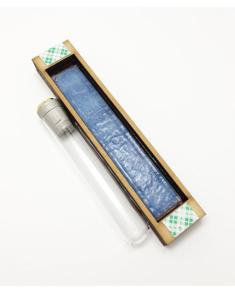 Jewish Wedding Keepsake Mezuzah for the shards from the break glass - Tree of Life Back view